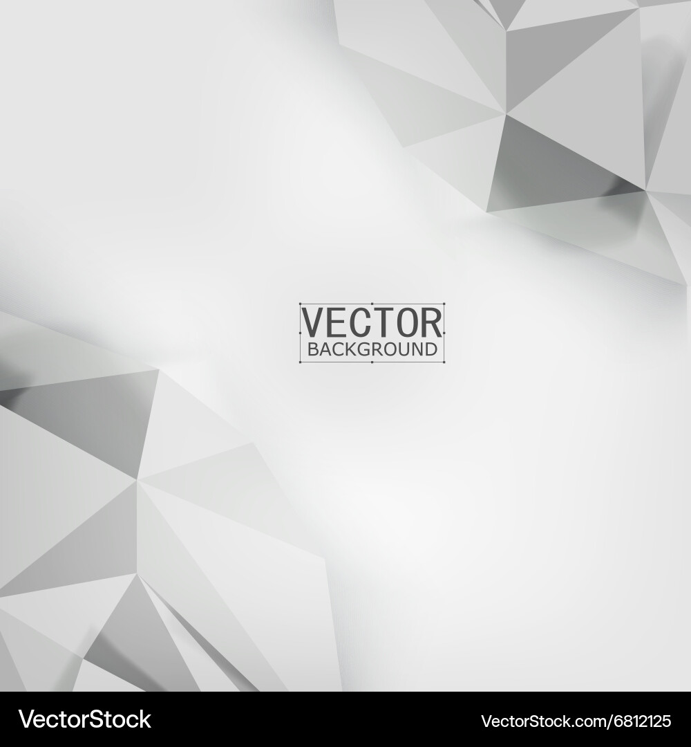 Background abstract polygon triangle vector image