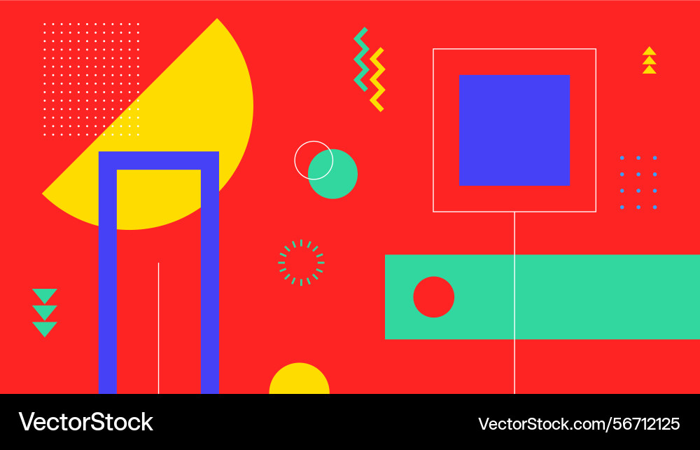 Bold minimal abstract layout background Vector Image