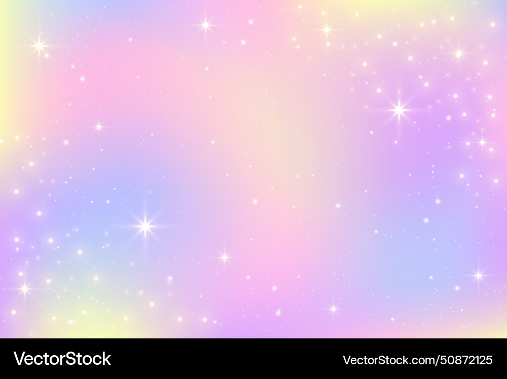 Color gradient background light rainbow pastel Vector Image