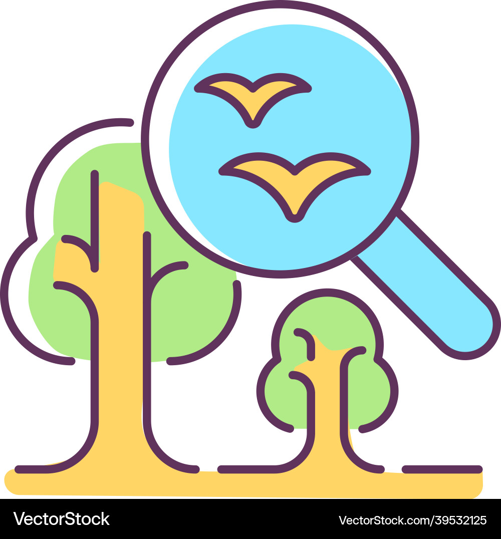 Environmental science rgb color icon Environmental science rgb color icon vector image