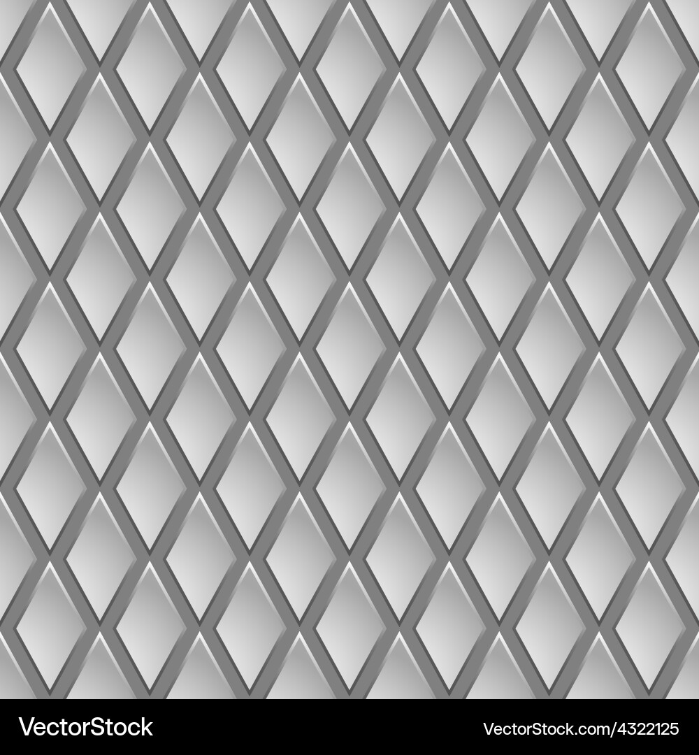 Seamless pattern in the form rhombus vector image