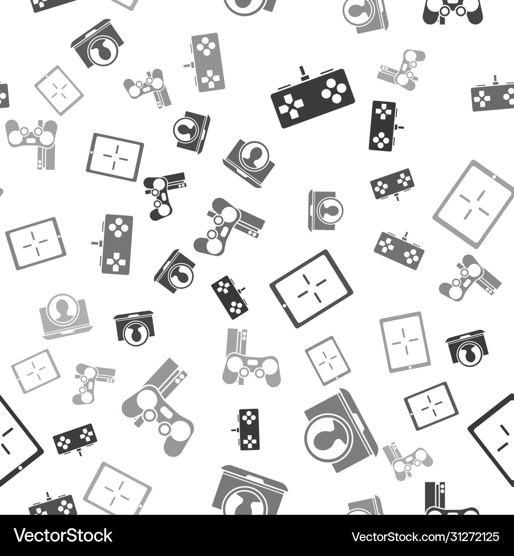 Set gamepad create account screen tablet Set gamepad create account screen tablet vector image