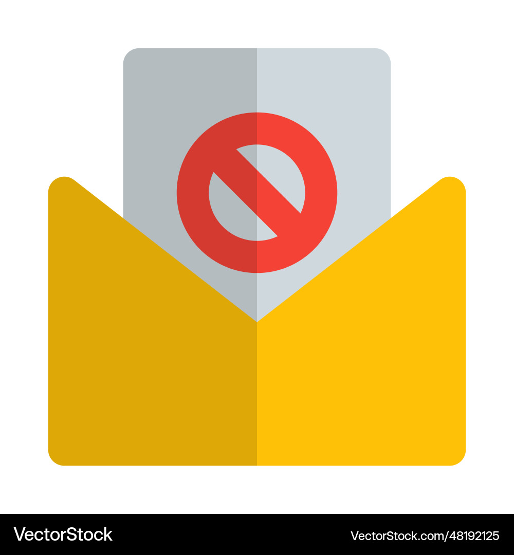Spam message used for multiple cyber attacks vector image