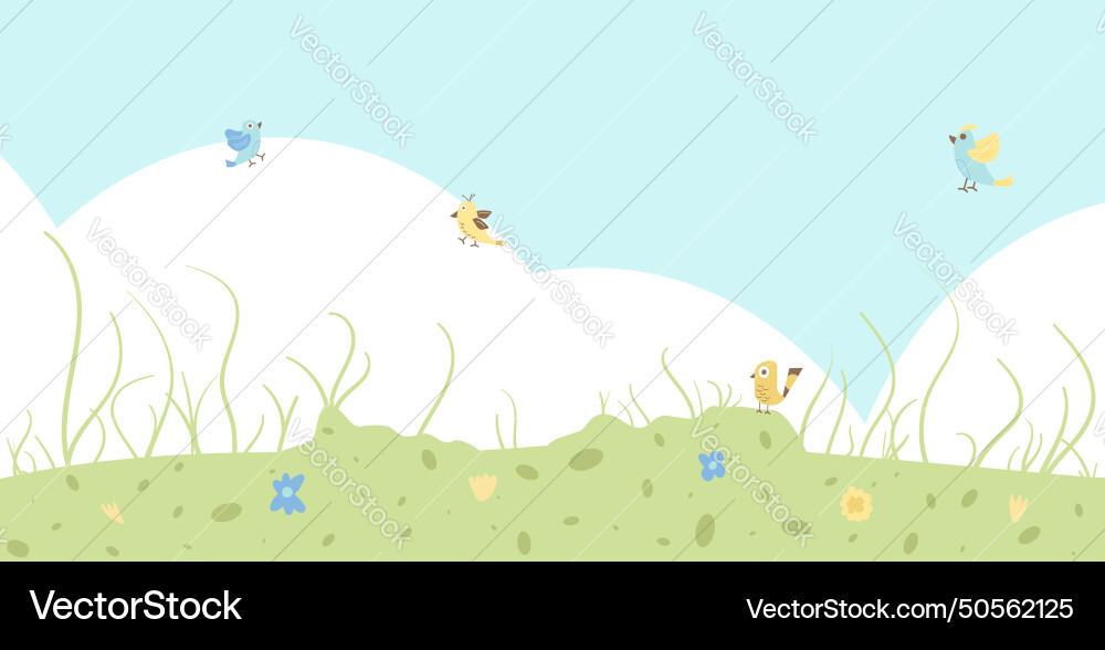 Spring background holiday abstract banner Vector Image