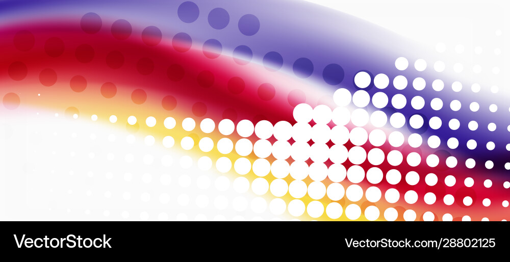 Trendy abstract wave blur pattern multicolored Trendy abstract wave blur pattern multicolored Vector Image