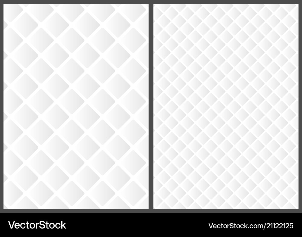 White 3D Grid Pattern vector image