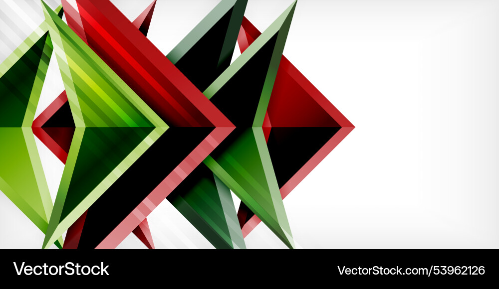 Abstract background color triangles and arrows Abstract background color triangles and arrows Vector Image