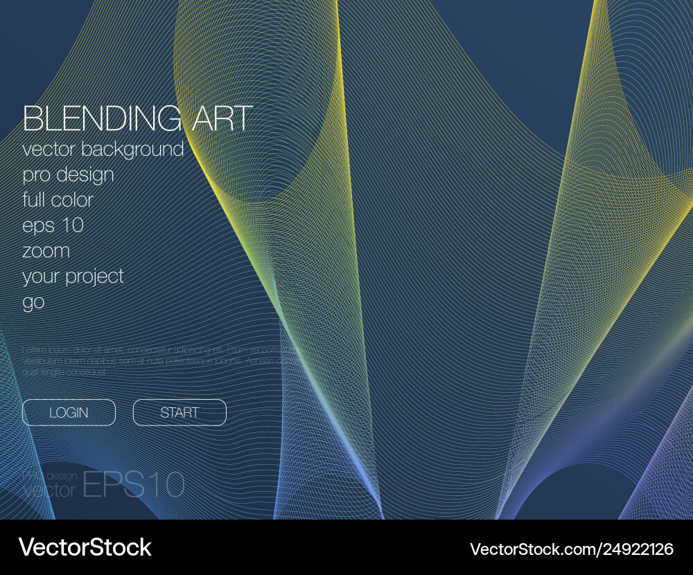 Abstract blend background template for web site Vector Image