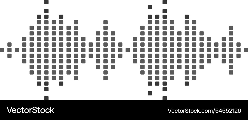 Abstract music wave creating a dynamic tune Abstract music wave creating a dynamic tune vector image