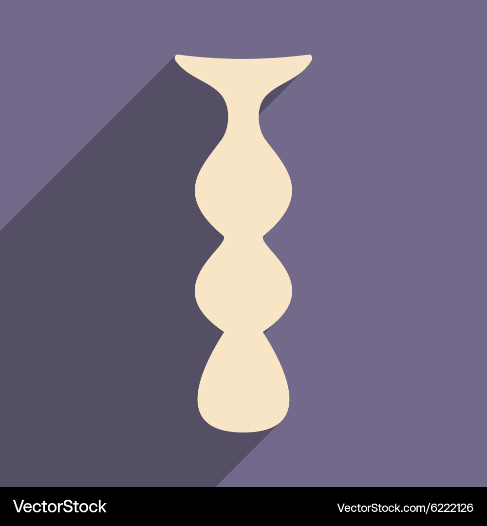 Flat with shadow icon and mobile application mine vector image