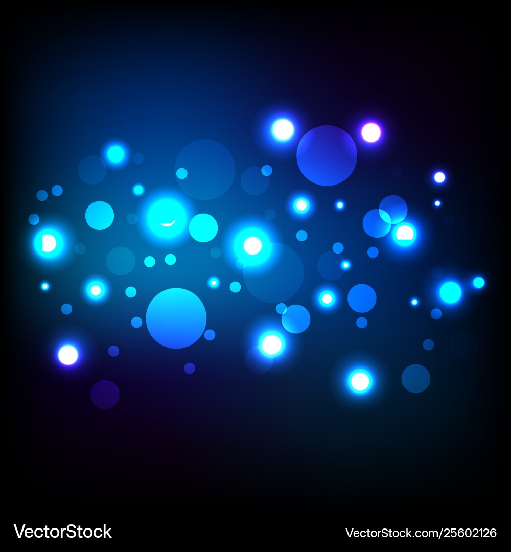 Light bokeh abstract background Vector Image