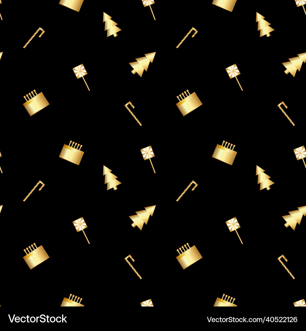 Sharp cornered christmas object pattern created Sharp cornered christmas object pattern created vector image