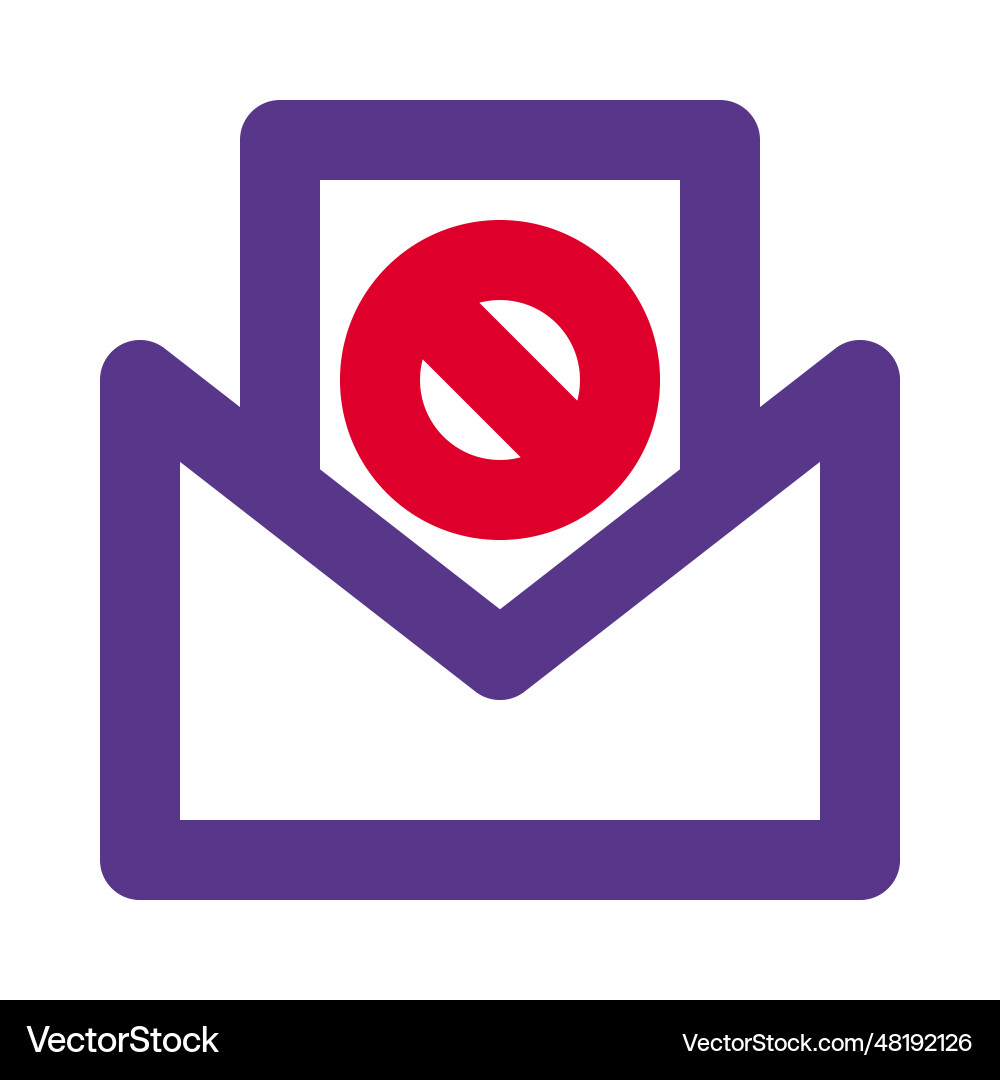 Spam message used for multiple cyber attacks vector image