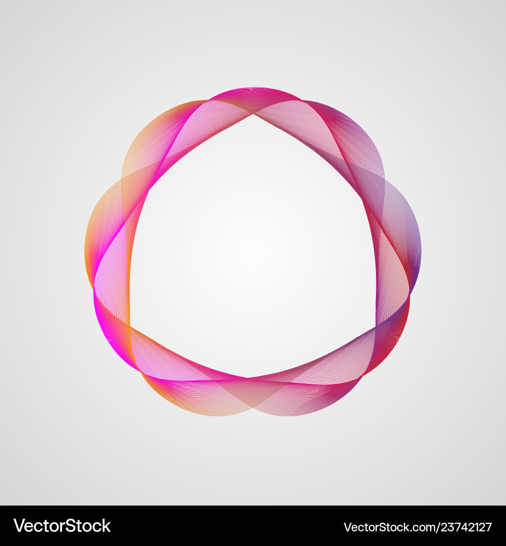 Abstract colorful design neon frame with gradient Abstract colorful design neon frame with gradient vector image