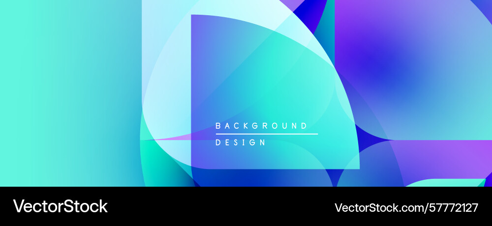 Abstract gradients blend creating vibrant Vector Image