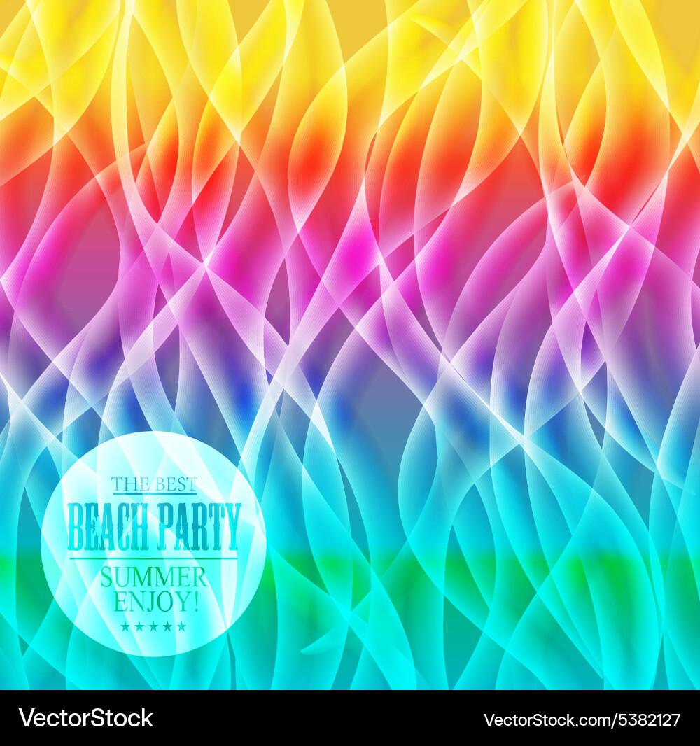 Abstract rainbow web background triangles vector image