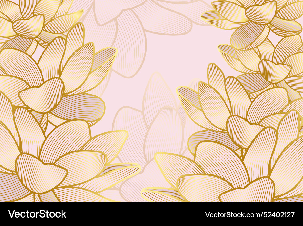 Gradient golden linear background Vector Image