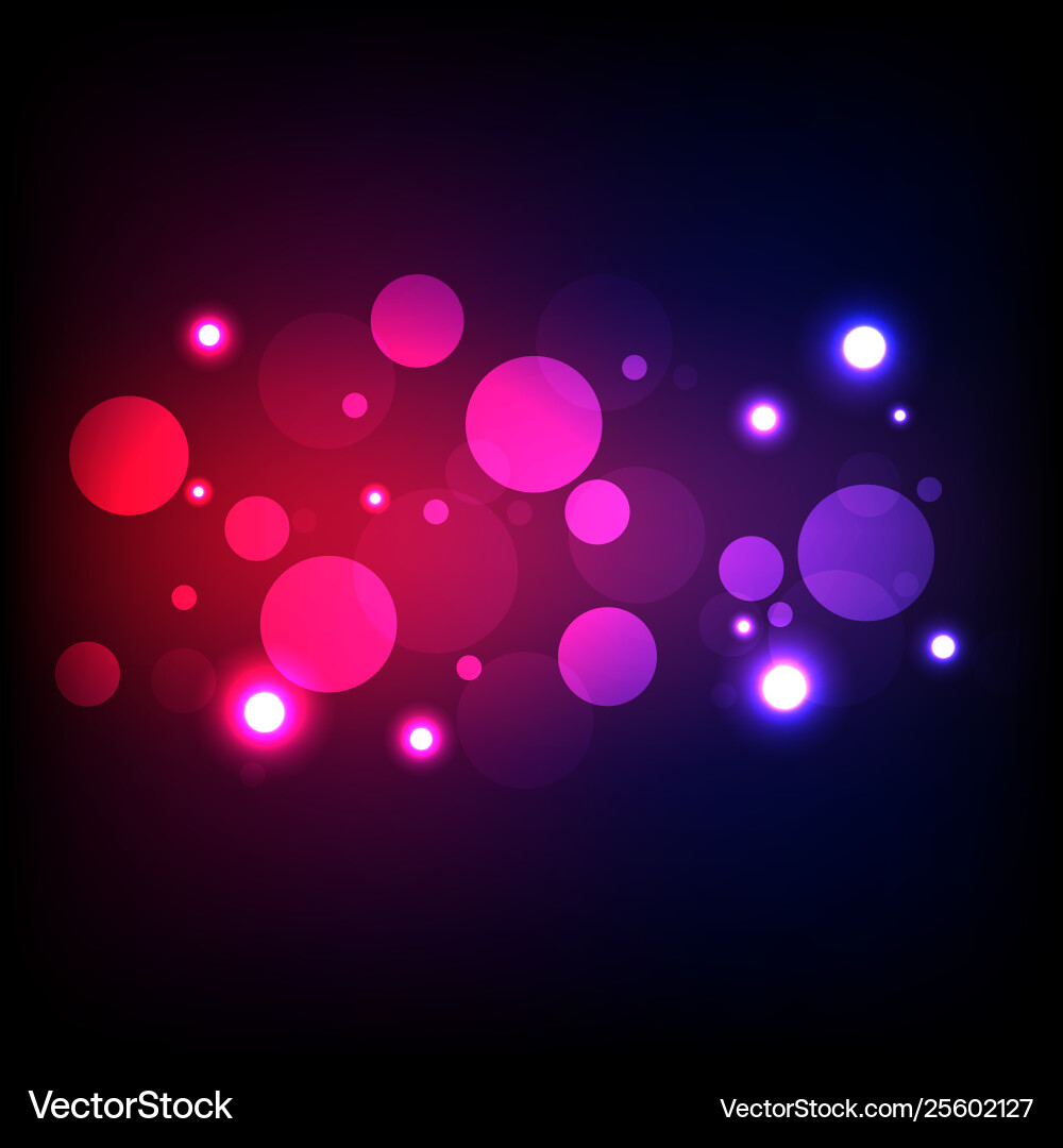 Light bokeh abstract background vector image