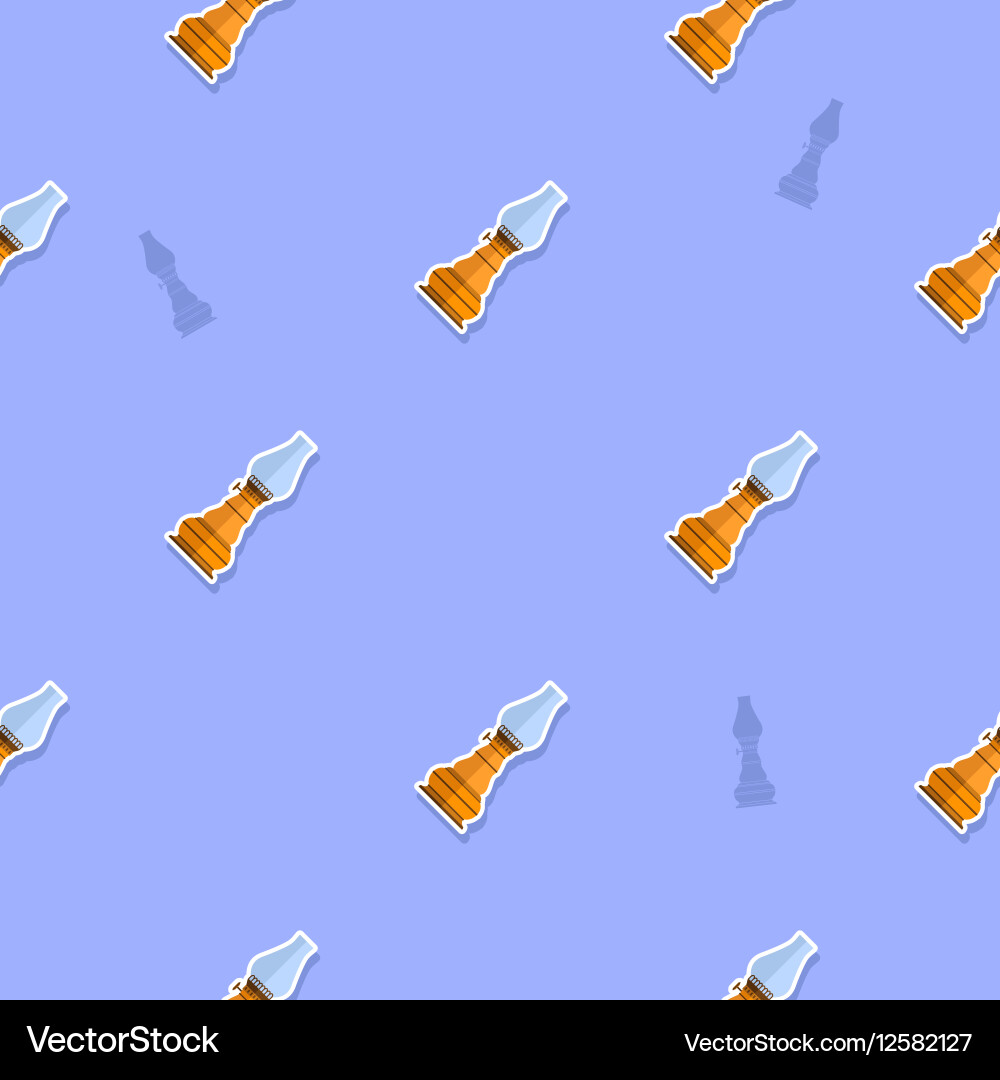 Seamless pattern with lanterns vector image