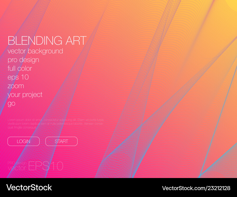 Abstract blend background template for web site Abstract blend background template for web site vector image