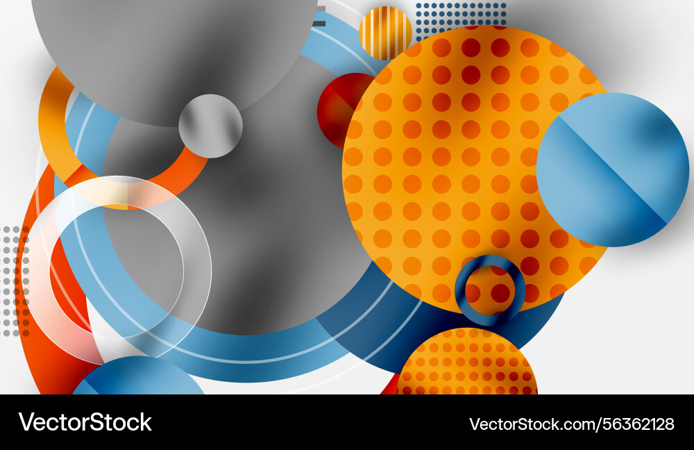Abstract design features overlapping shapes Abstract design features overlapping shapes vector image