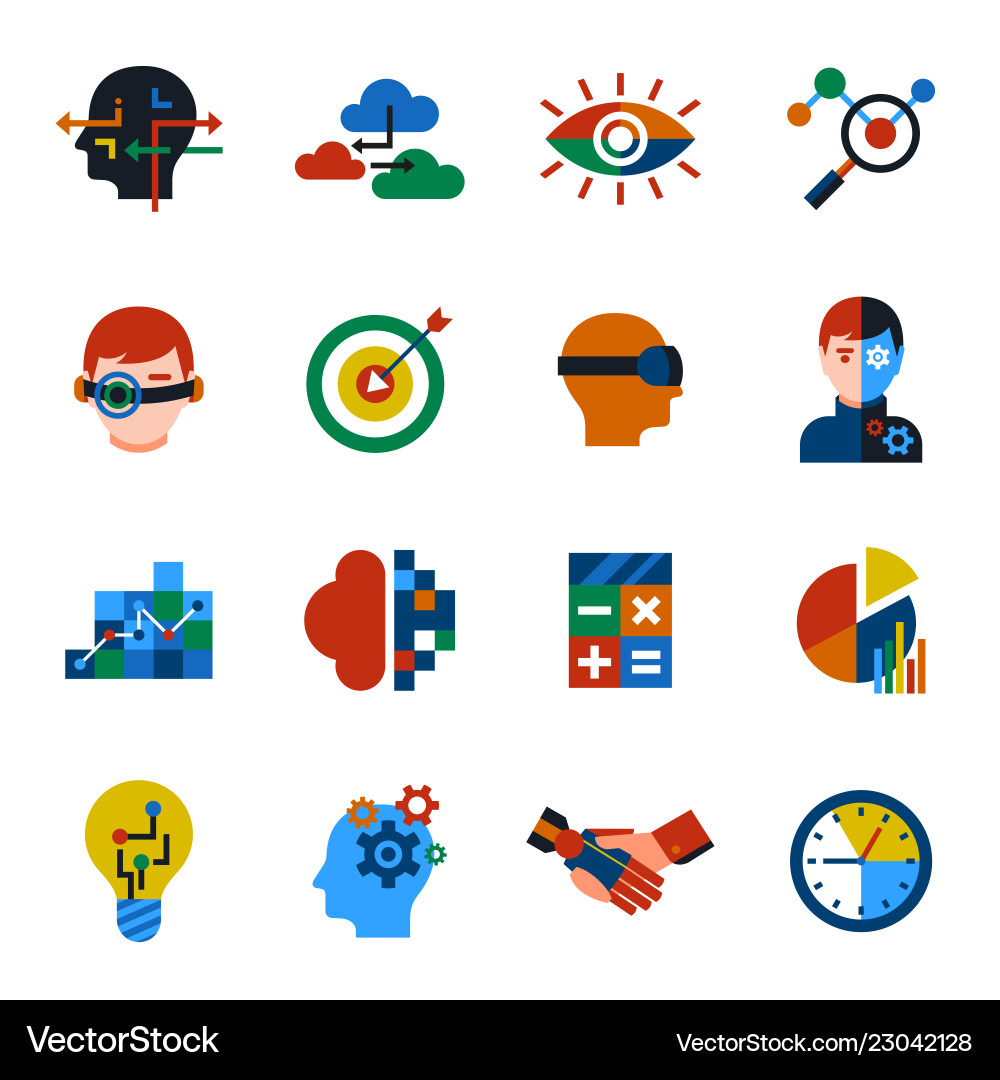 Digital augmented analytics Digital augmented analytics vector image
