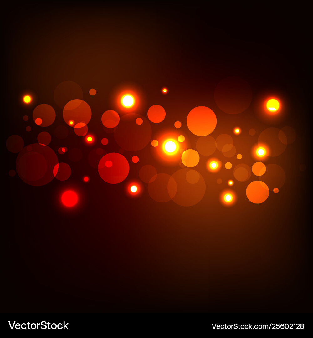 Light bokeh abstract background vector image