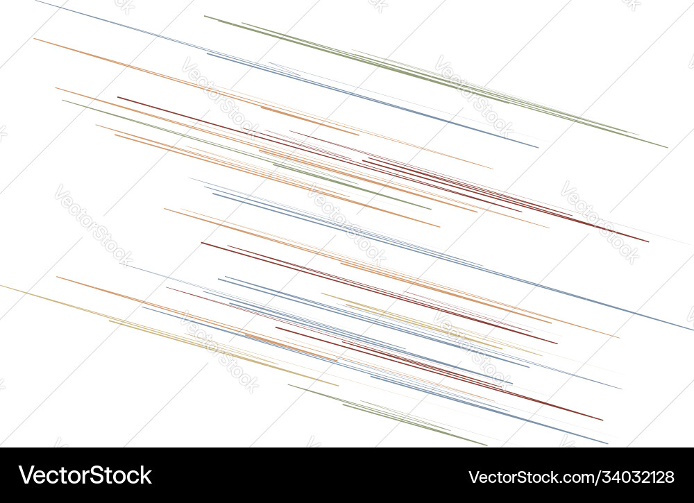 Oblique diagonal slanting lines random scribble vector image