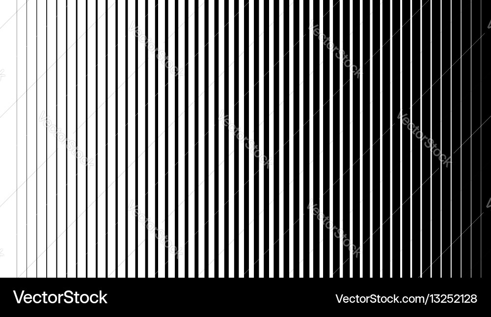 Retro Halftone Line Pattern vector image