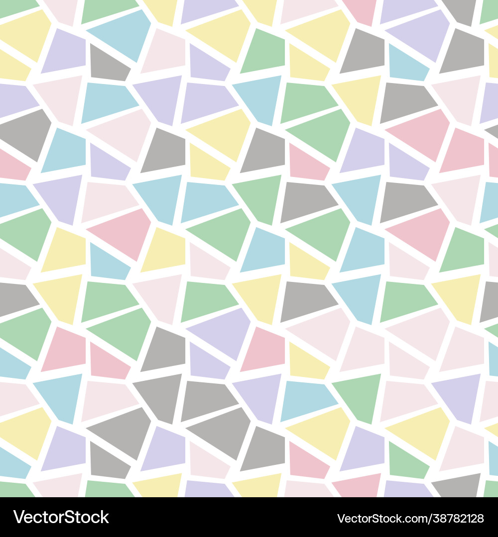 Seamless pattern with multicolored geometric Vector Image