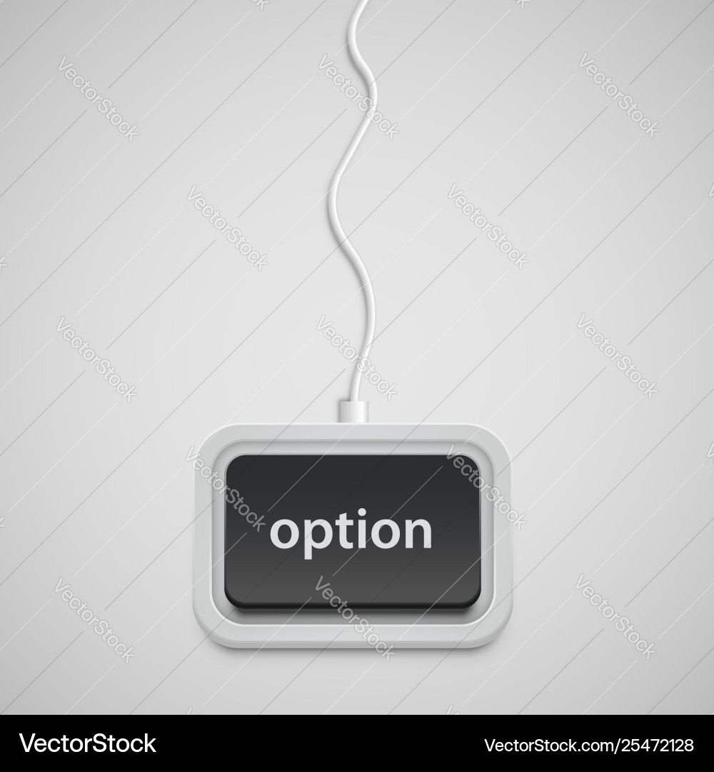 Simplified keyboard with one word only Simplified keyboard with one word only vector image
