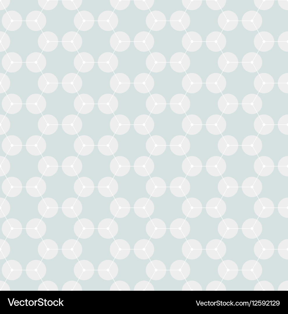 Chemistry seamless pattern hexagonal design vector image