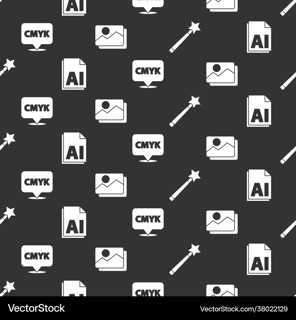 Set magic wand ai file document speech bubble Vector Image