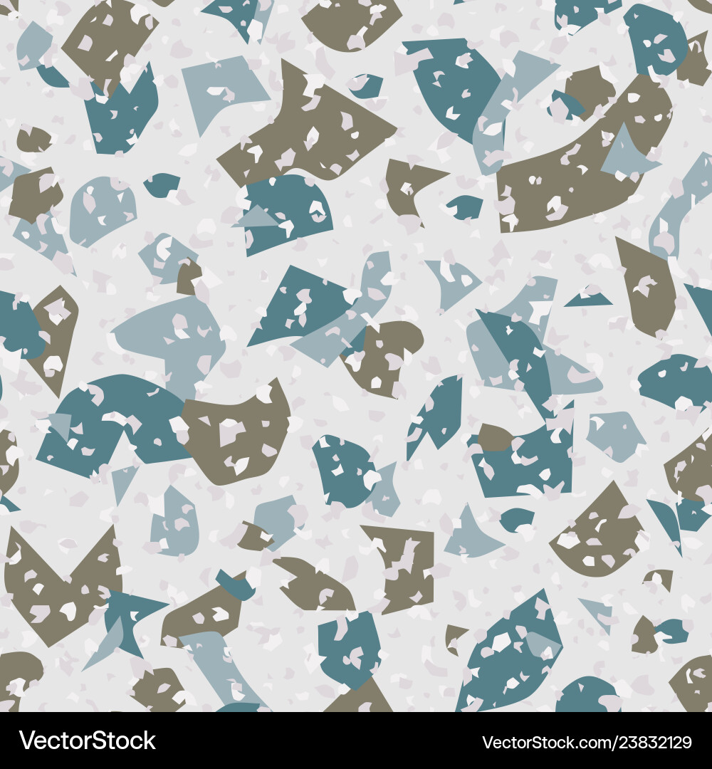 Terrazzo colorful seamless pattern abstract repeat Terrazzo colorful seamless pattern abstract repeat vector image