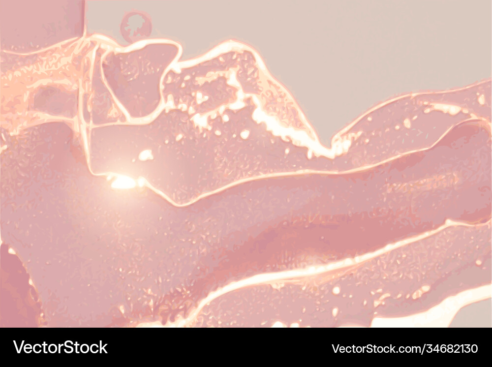 Abstract pink and gold stone background vector image