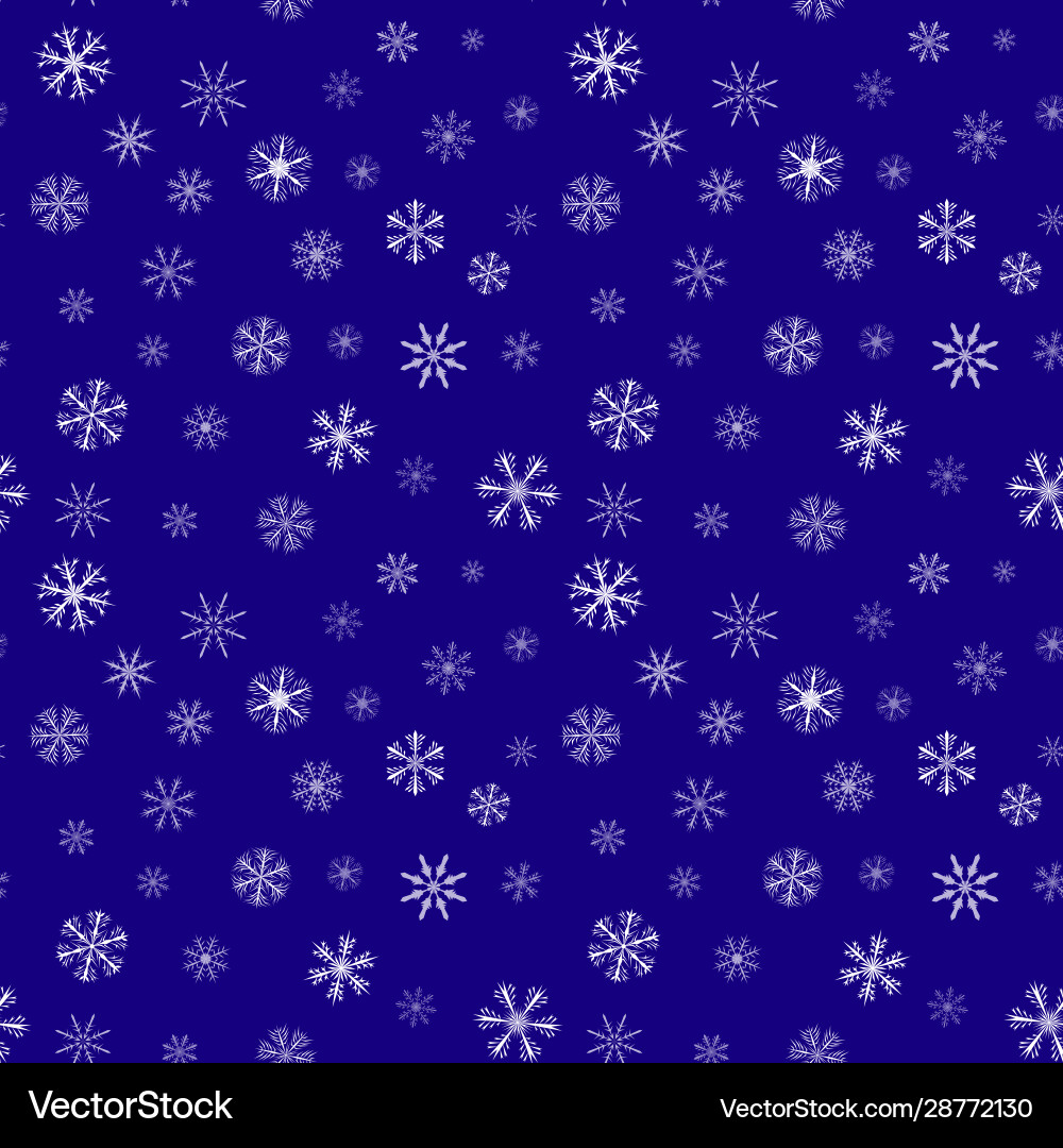 Abstract Snowflake Pattern - Winter vector image