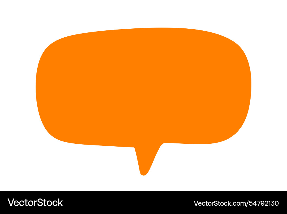Chat speech bubble message text cloud shape Chat speech bubble message text cloud shape vector image