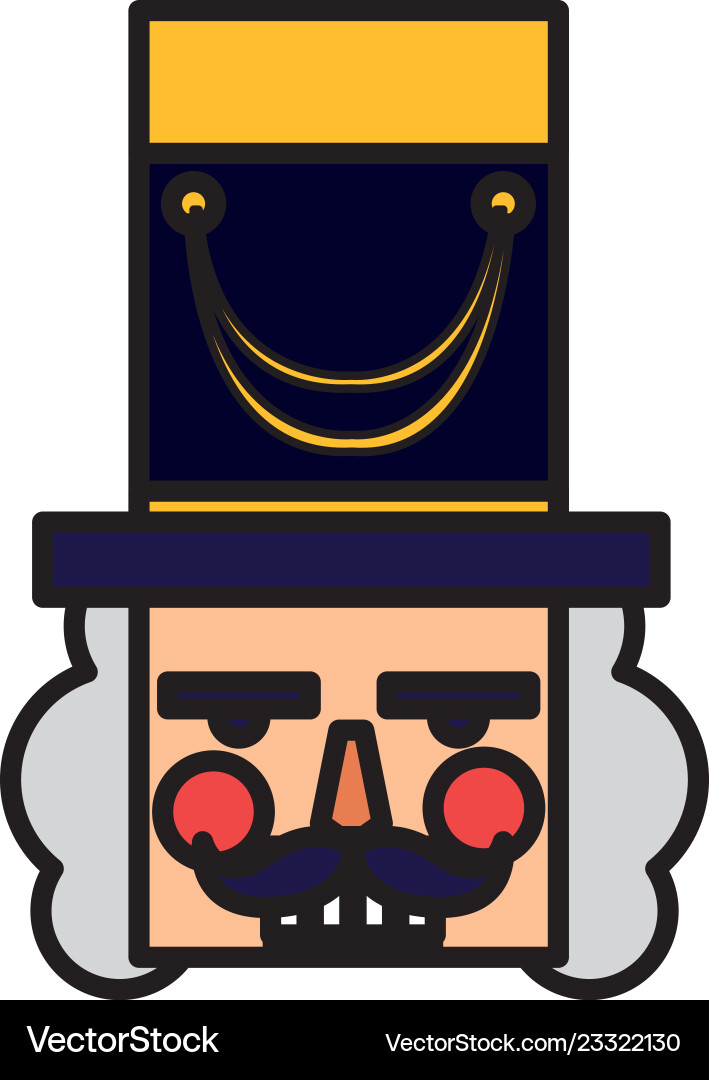 Nutcracker toy design Nutcracker toy design Vector Image
