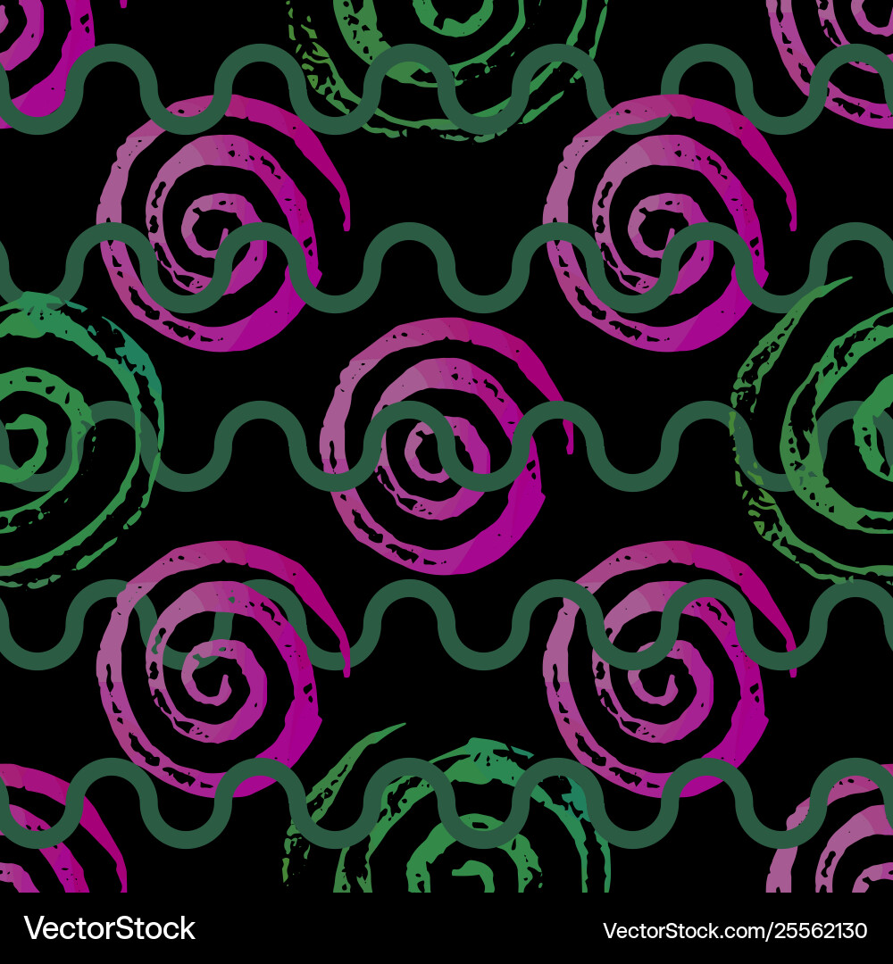 Seamless pattern with textured triangles Seamless pattern with textured triangles vector image