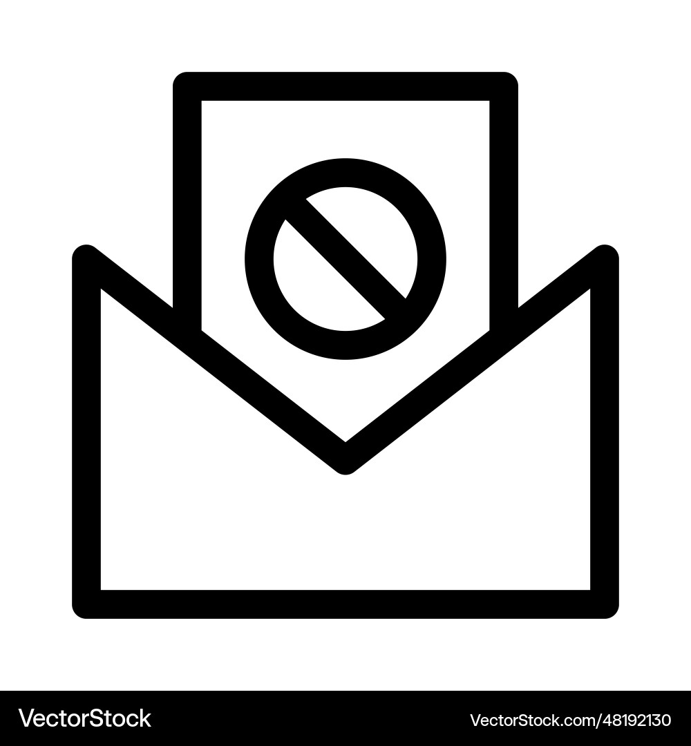 Spam message used for multiple cyber attacks vector image