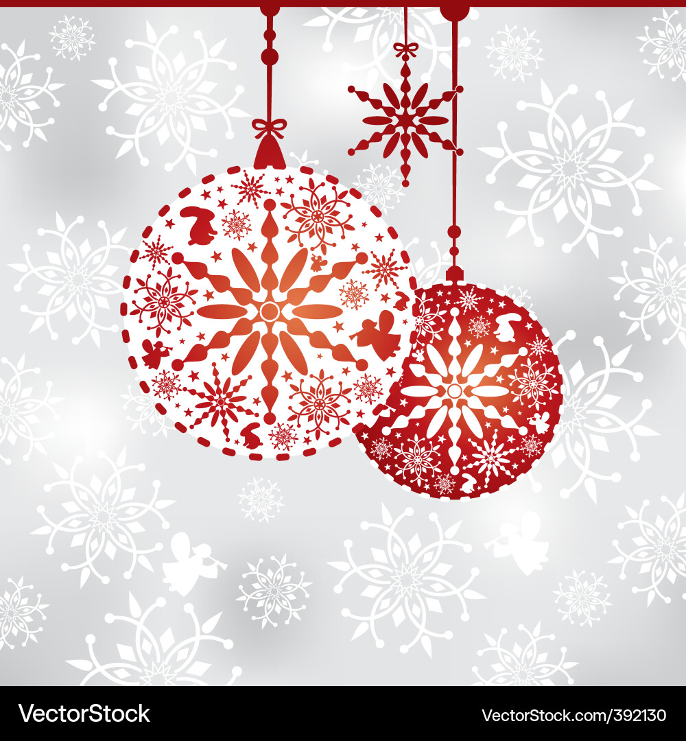 Sparkling Christmas Snowflakes Vector Image