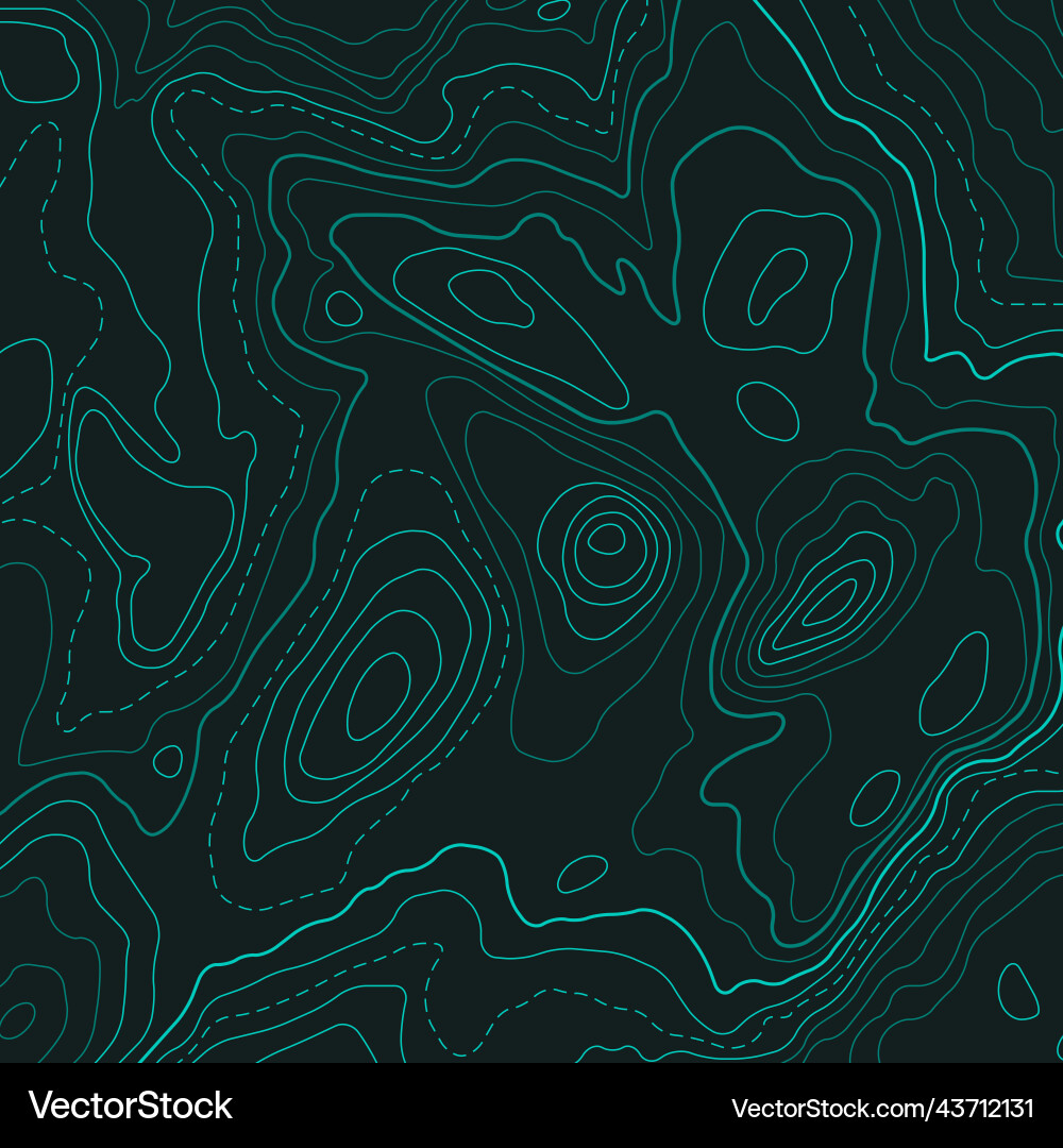 Abstract topographic colour map wallpaper Vector Image