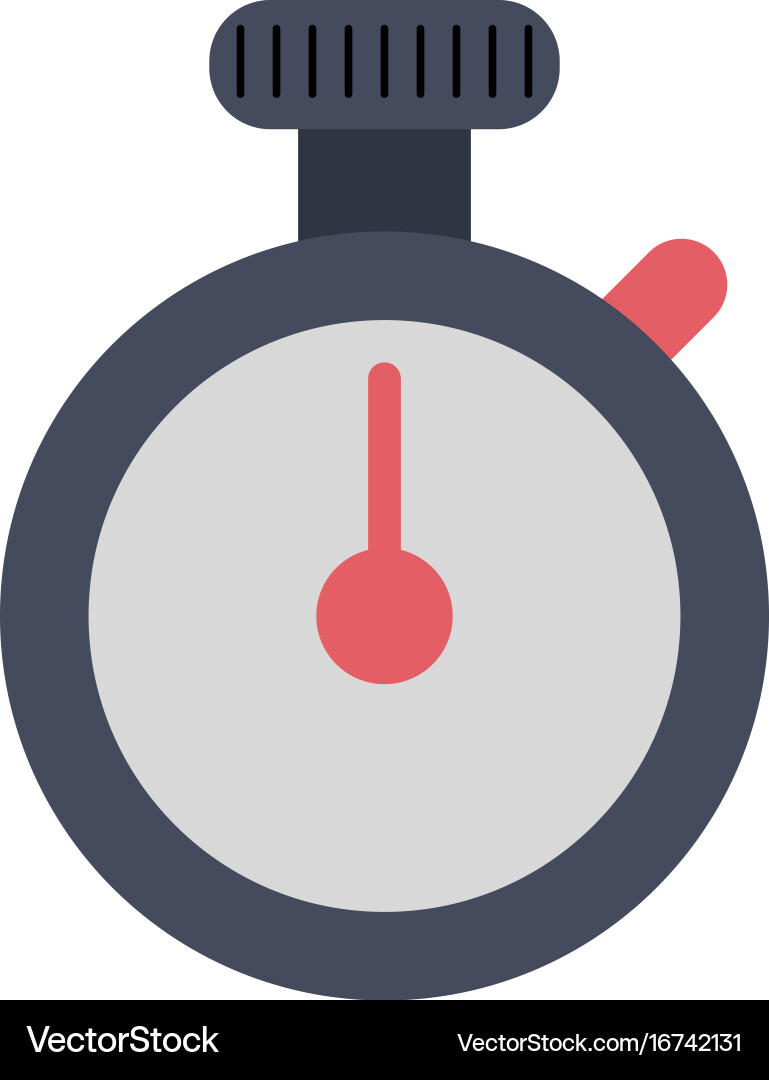 Analog chronometer icon image Vector Image