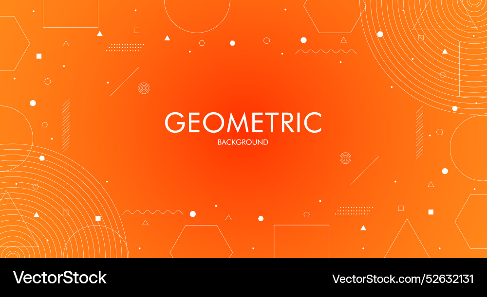 Creative geometric background design with graphic Vector Image