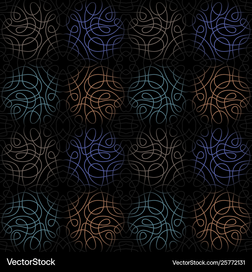 Dark abstract seamless pattern Vector Image