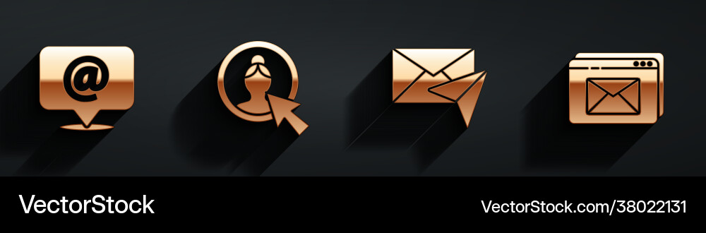 Set mail and e-mail create account screen Set mail and e-mail create account screen vector image