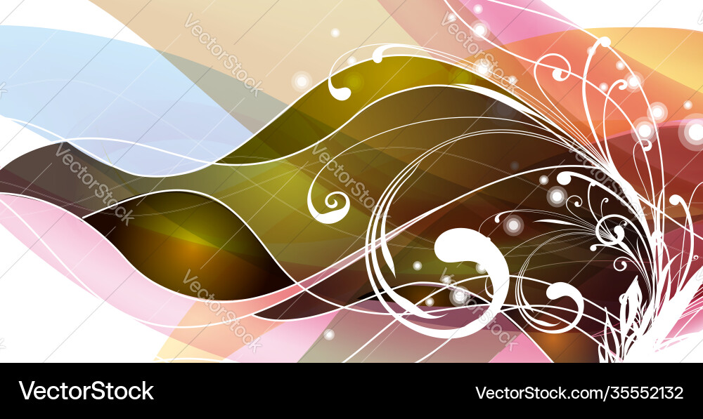 Abstract colorful background with multicolored Vector Image