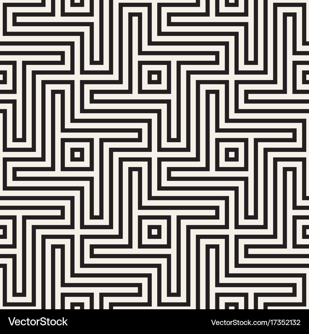 Abstract geometric pattern with stripes lines vector image