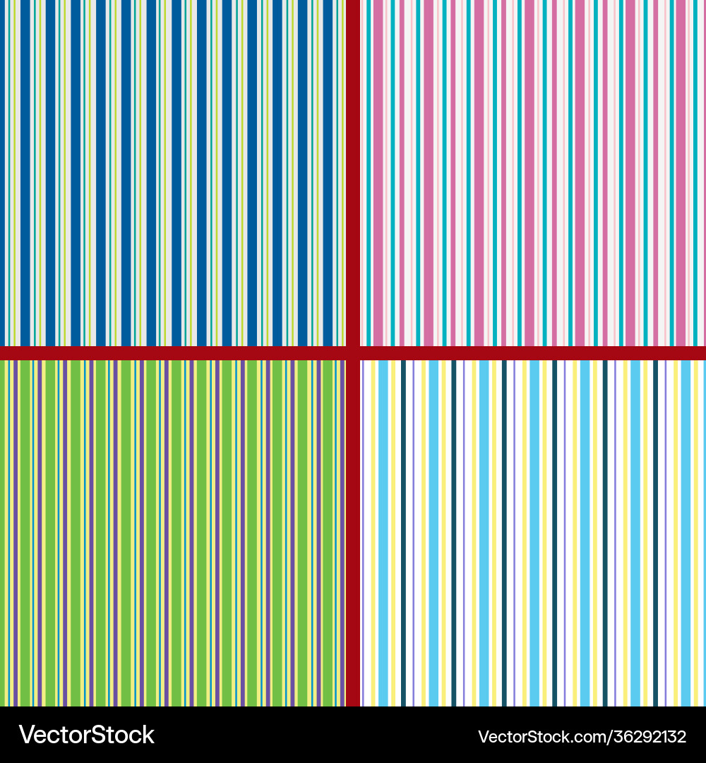 Set multicolored vertical patterns Set multicolored vertical patterns Vector Image