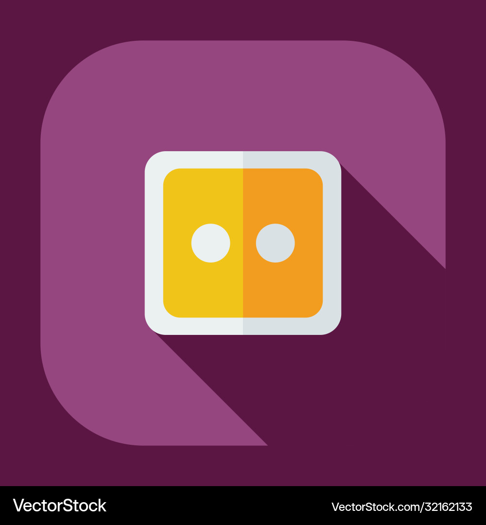 Flat modern design with shadow icons button Flat modern design with shadow icons button vector image